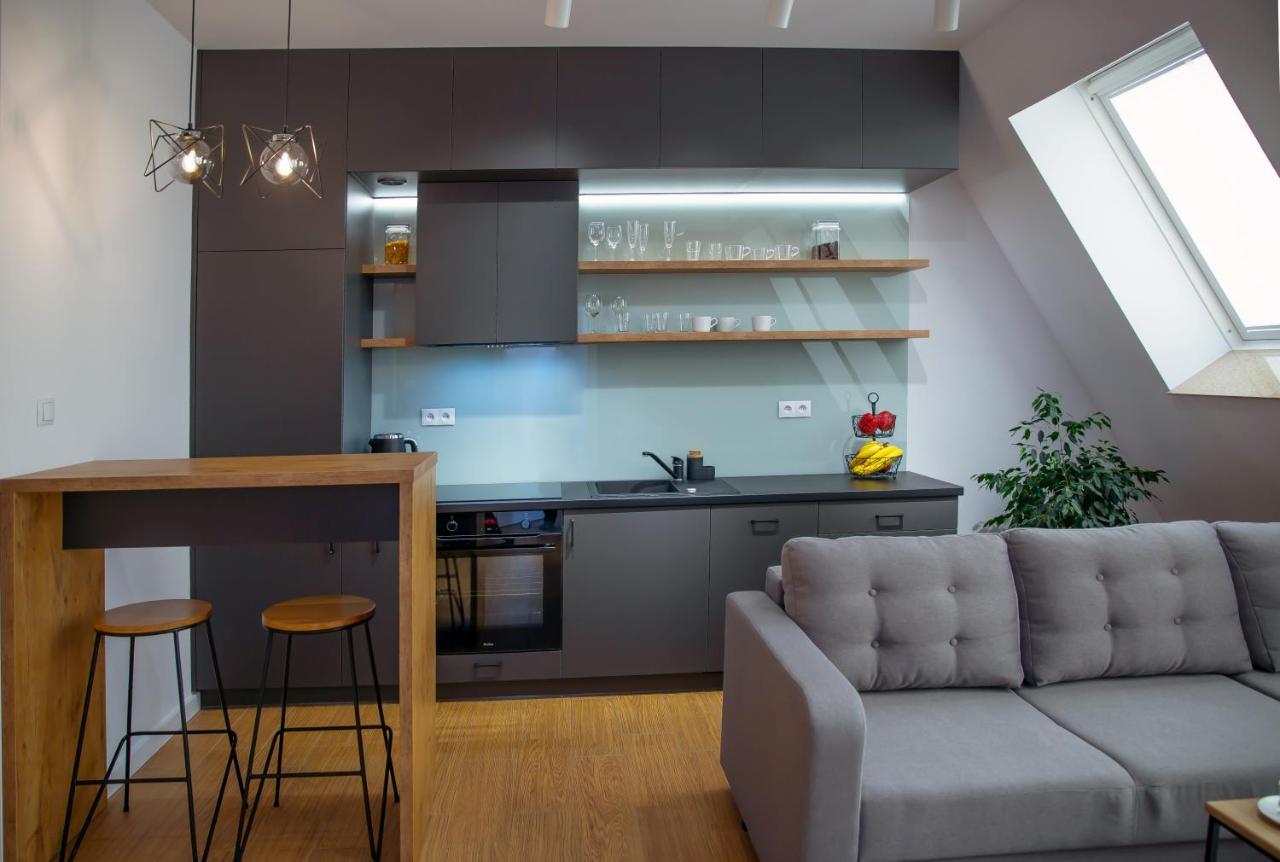 Ferienwohnung Nadjeziorna Graphite Ełk Exterior foto